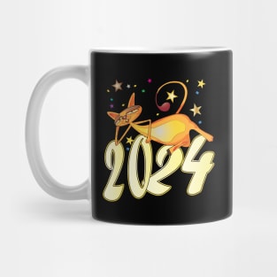 New Year 2024 Cat Mug